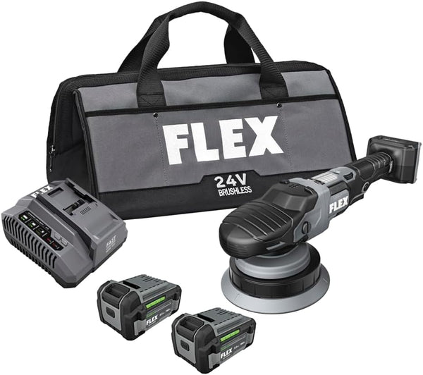 Flex 24V FX3331-2C Forced Rotation Random Orbital Polisher Kit