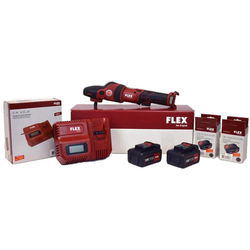 Flex PE-150 Cordless 18V Rotary Polisher Kit