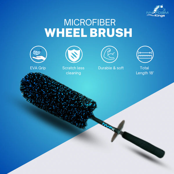 NY Foam Kings Microfiber Wheel Brush