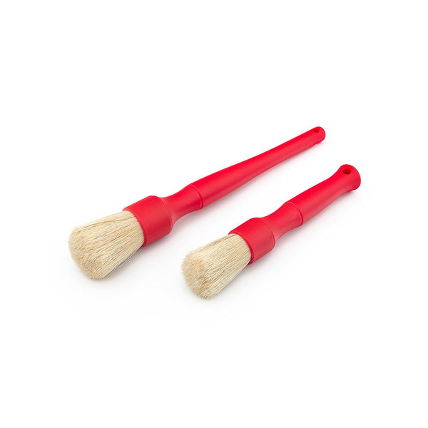 Detail Factory Boars Hair Red 2 Pack Brushes