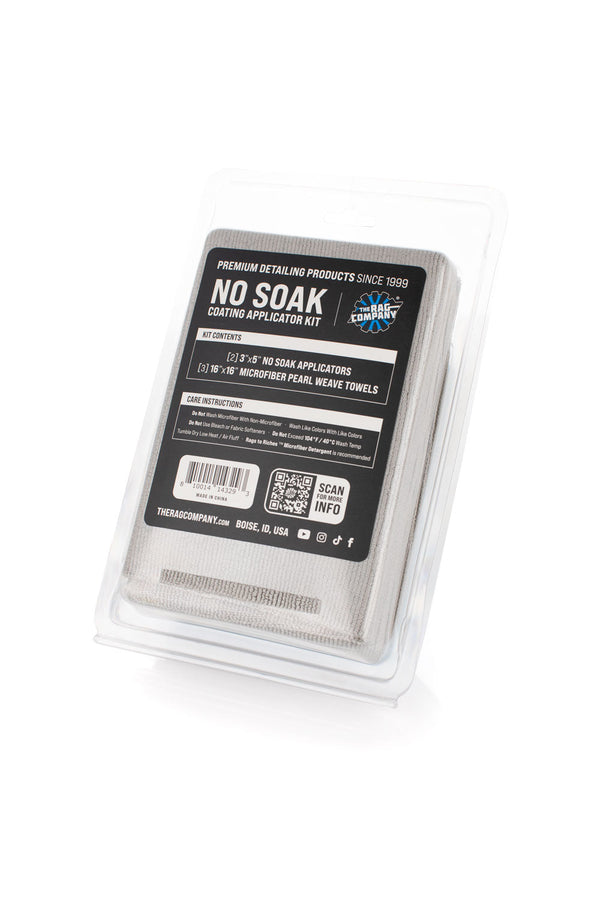 The packaging of the No Soak Coating Applicator Kit on a white background.