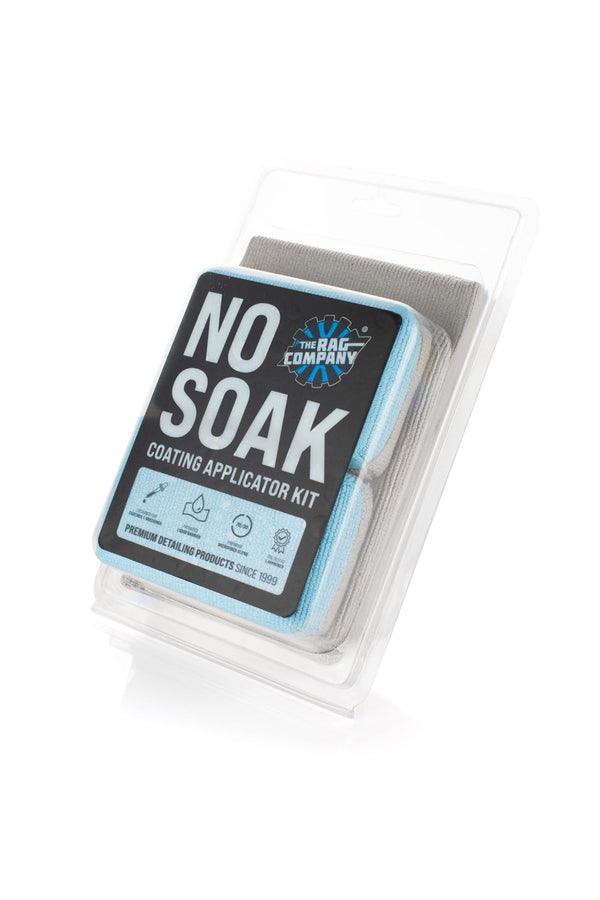 The packaging of the No Soak Coating Applicator Kit on a white background.