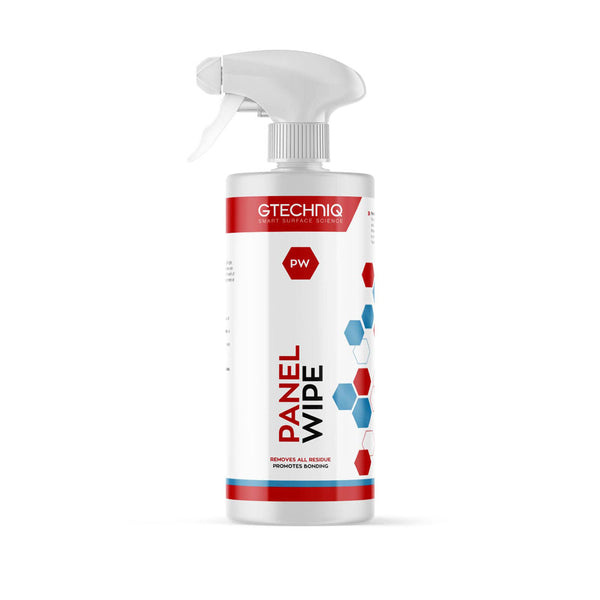 A 500ml spray bottle of Panel Wipe from Gtechniq