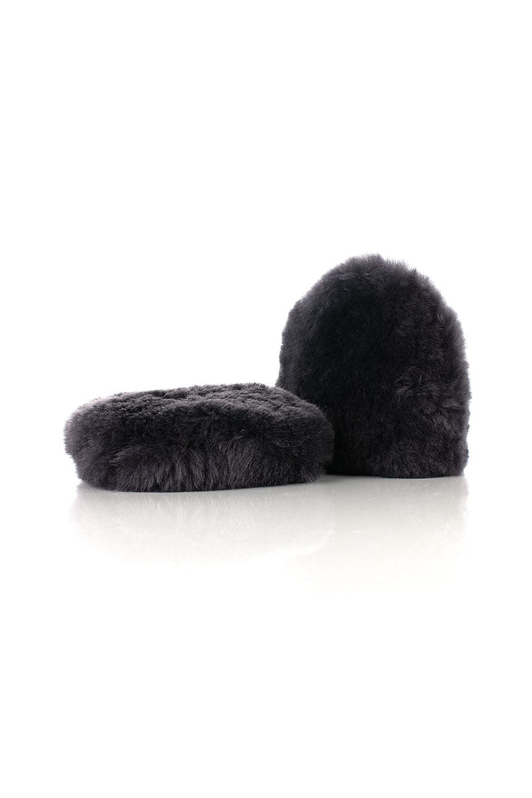 Two Ultra Wool Wheel Mitts on a white background.